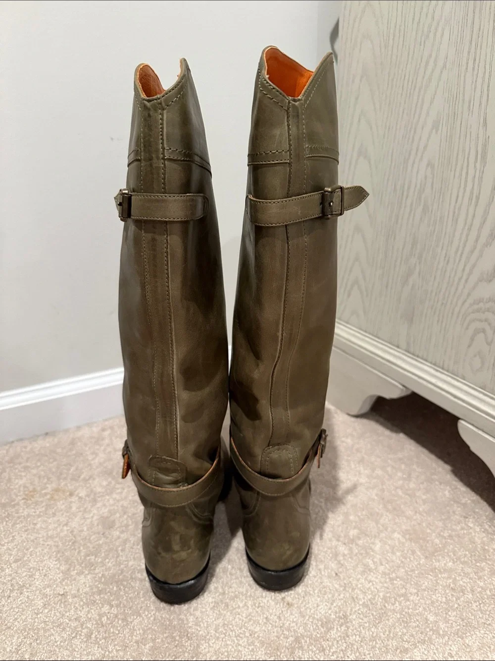 Any offers accepted 🎉Frye Olive Green Dorado Leather Riding Boots
